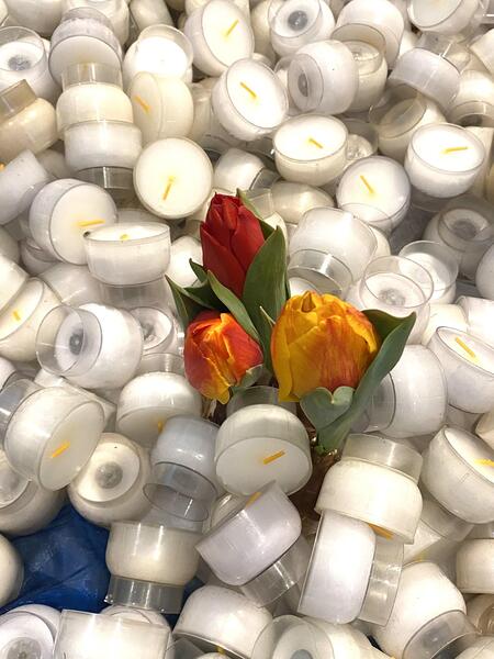 In Langenlebarn konnten sich die Messebesucher ihr 'Licht' von Maria Lichtmess mit nachhause nehmen